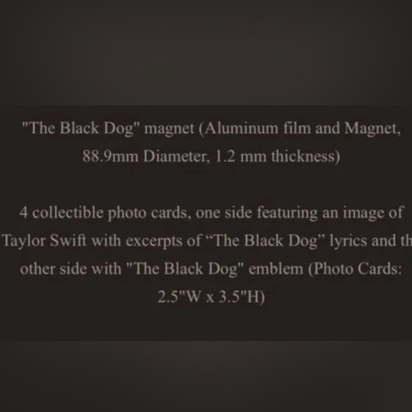 Taylor Swift The Tortured Poets Department Deluxe CD The Black Dog - Picture 5 of 5